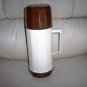 Thermos Bottle White W Brown  BNK2201