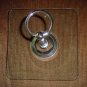 8" Glass Serving Tray With Metal Stand & Handle BNK2208