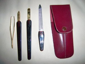 Nail Care Four Pc Set In Case BNK2224