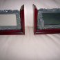 Golf Bookcase Photo Dispay Walnut & Silver  BNK2238