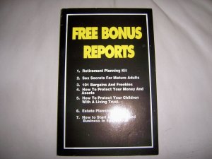 Free Bonus Reports  Booklet  BNK2255