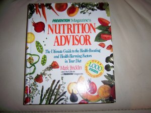 Nutrition Advisor  Hardcover Book By Prevention BNK2278