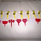 Set Of Fifeteen Valentine Decoration Sticks  BNK2353