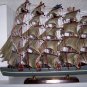 Sail Ship Complete W LifesaverBoats & 5 State Flags BNK2368