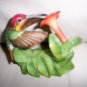Ruby-Topaz Hummingbird W Red Trumpet Creeper BNK2387