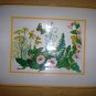 Placemats Set Of Six Flowers & Checkered BNK2404