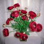 American Beauty Long Stem  Red Roses In Clear Vase BNK2421
