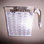 Measuring Cup Magnet w Measuring Equivalents BNK2429