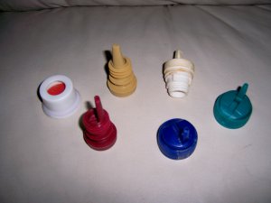 Bottle Stoppers/Pourers Set Of Six BNK2433