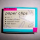 Paper Clips Boxes Of 100 Silver Plated  Set Of 4 Boxes BNK2440