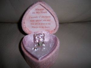 Gift From The Heart Bear In Heart  BNK2442