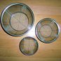 Set OF Three Stainless Steel Strainers  BNK2445