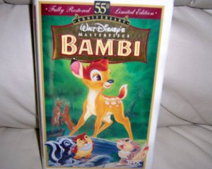 Home Video Cassette   "Bambi" By Walt Disney   BNK2585