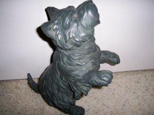 Black Scottie Dog Door Stop Or Just Figurene  BNK2596