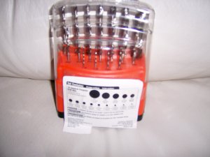 Red Case With 18 General Drill Bits  BNK2598