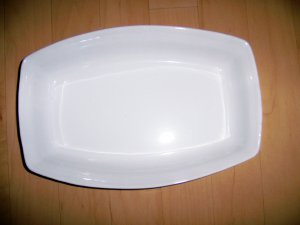 White Ceramic Cake Pan BNK2624