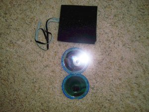 Regular & Magnifying Mirror In Case  BNK2649
