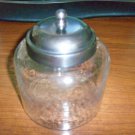 Decanter 5" X4" Clear Glass With Cover  BNK2653