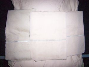 King Size Bed Sheets W 3 Pillow Cases Lt Green BNK2654