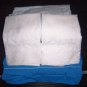 King Size Sheets Blue/Creame W Two Pillowcases  BNK2658