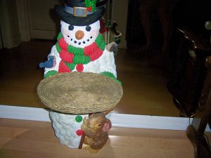 Snowman Statue In/Outdoors Decoration  BNK2681