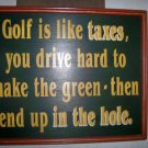 Golf Wall Plaque   BNK2683