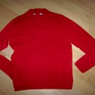 Red Crew Neck Long Sleeves Sweater Med  BNK2693