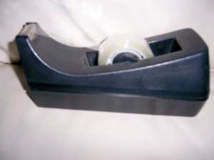 Scotch   Desk Single Roll Tape Dispenser Black    BNK2701