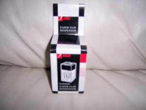 Paper Clip Dispenser  By Acco  Black/Smoke  BNK2704