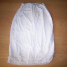 White Half Slip Size 24Double Front W Lace Applicae trim BNK2749