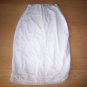 White Half Slip Size 24Double Front W Lace Applicae trim BNK2749