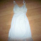 White Full Slip Nylon W Double Frt Panel Size 32 BNK2751