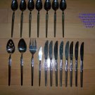 Silver Ware Set Sterling Silver W Wood Handles BNK2156