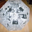 Umbrella Newspaper Styled 24" BNK2817