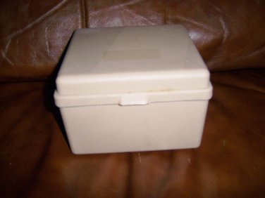 Recipe or Storage Box H/D Plastic 5"x5"x3" Deep BNK2828