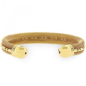 Modern Mesh Cuff Bracelet
