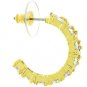 Trillion Cut Hoop Earrings