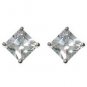 Sterling Silver Princess Studs