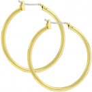 Golden Hoops Earrings
