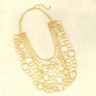 Gold Waterfall Necklace