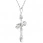 Brilliant Cz Cross Pendant