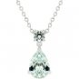 Chandelier Pear Cz Pendant