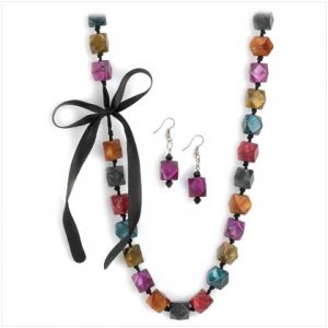 Cubist Carnival Jewelry Set