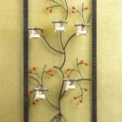 Framed Metal Tree Candleholder