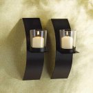 Mod-Art Candle Sconce Duo