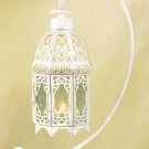 White Fancy Lantern W/stand