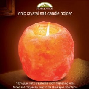 Himalayan Salt Candle Holder - Large
