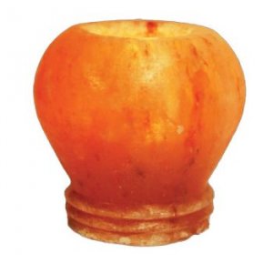 Cup Shaped Himalayan Salt Candle Holder