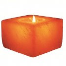 Cube Himalayan Salt Candle Holder
