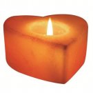 Heart Shaped Himalayan Salt Candle Holder